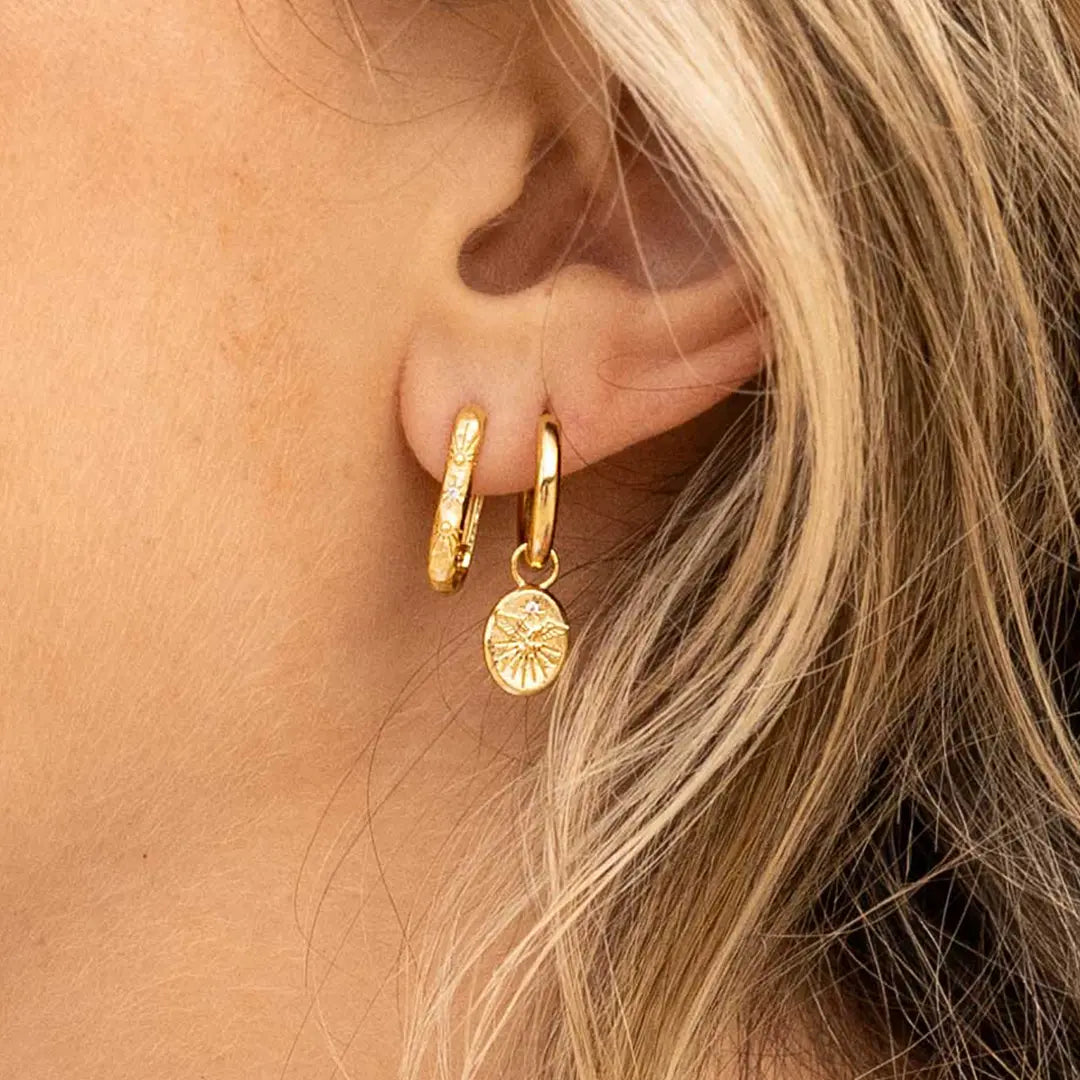The    Soar Create Hoops by  Francesca Jewellery from the Earrings Collection.
