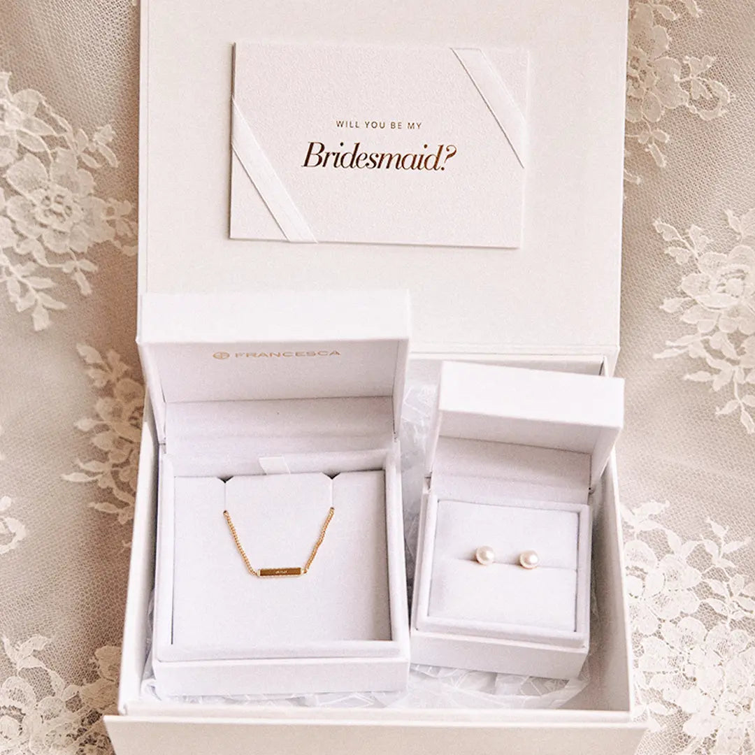 The    Stand by Me Bridesmaids Set by  Francesca Jewellery from the Necklaces Collection.