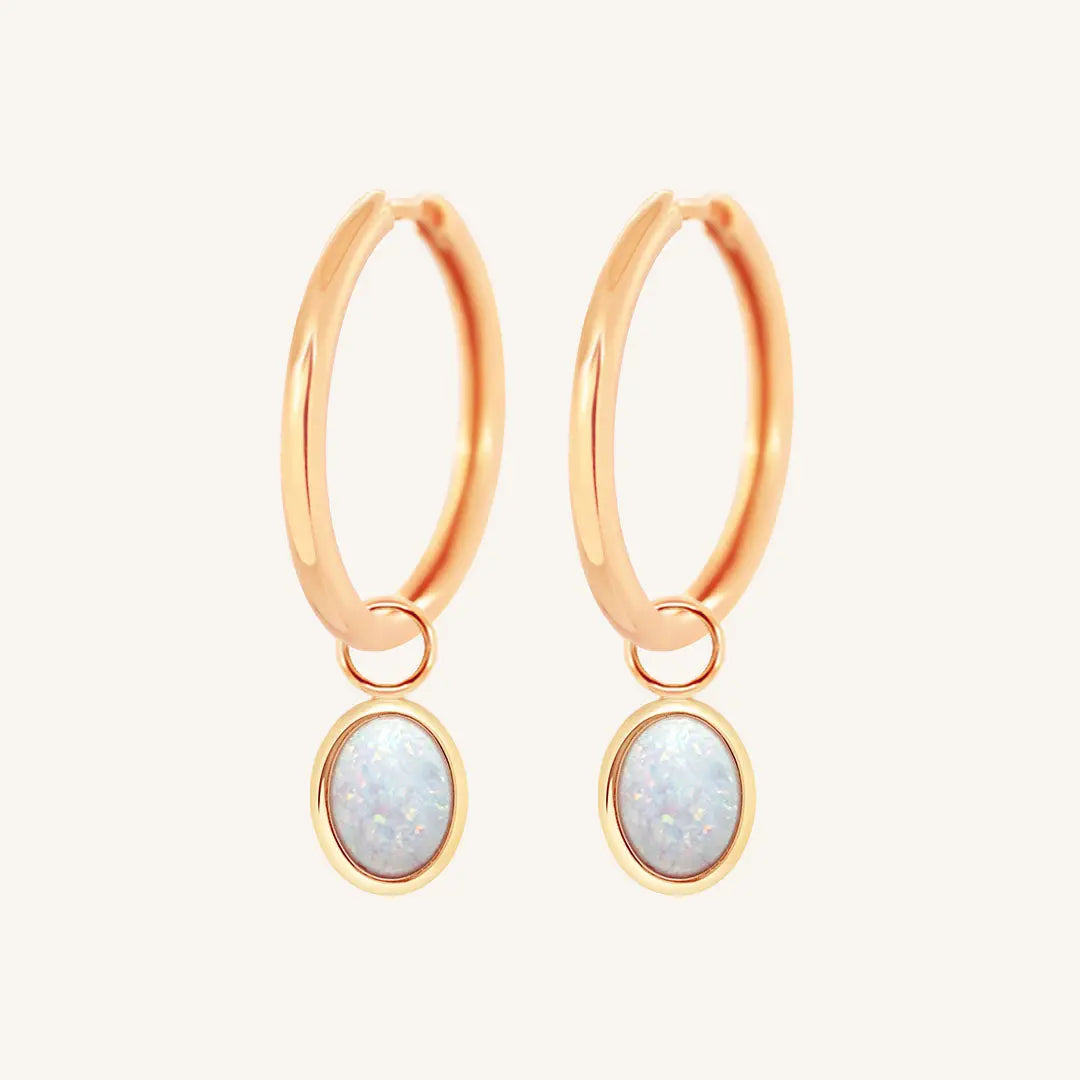 The  ROSE-Riley  St Clair Create Hoops by  Francesca Jewellery from the Earrings Collection.