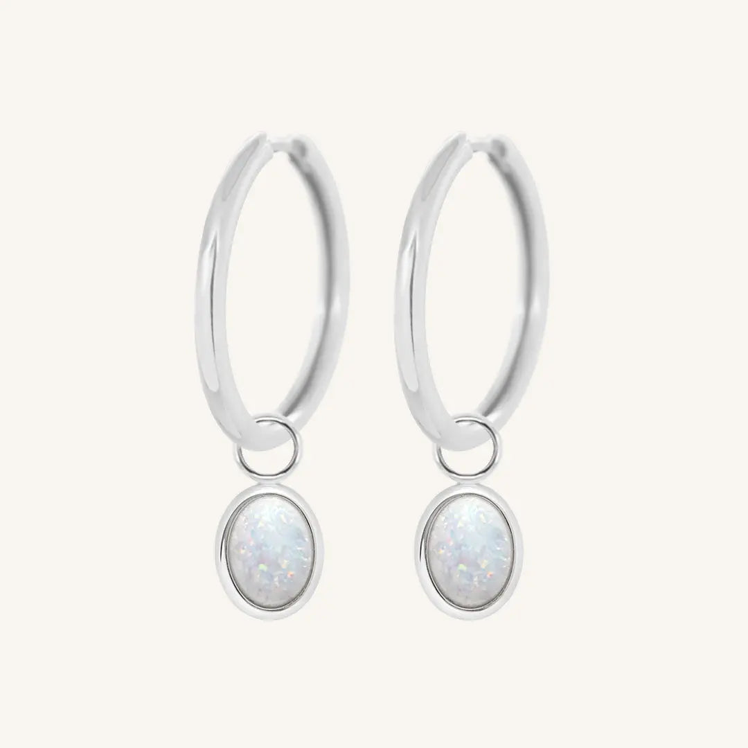 The  SILVER-Riley  St Clair Create Hoops by  Francesca Jewellery from the Earrings Collection.