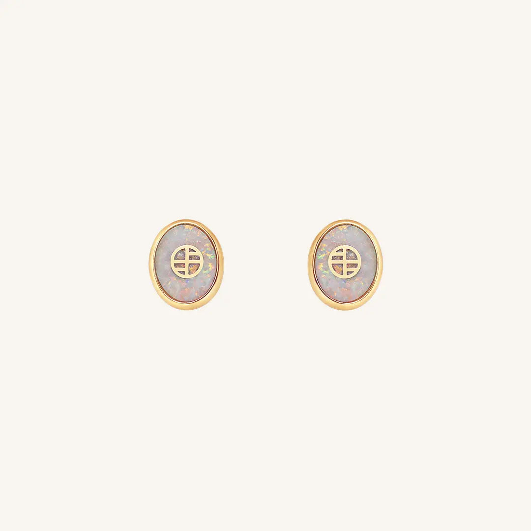 The  ROSE  St Clair Studs by  Francesca Jewellery from the Earrings Collection.