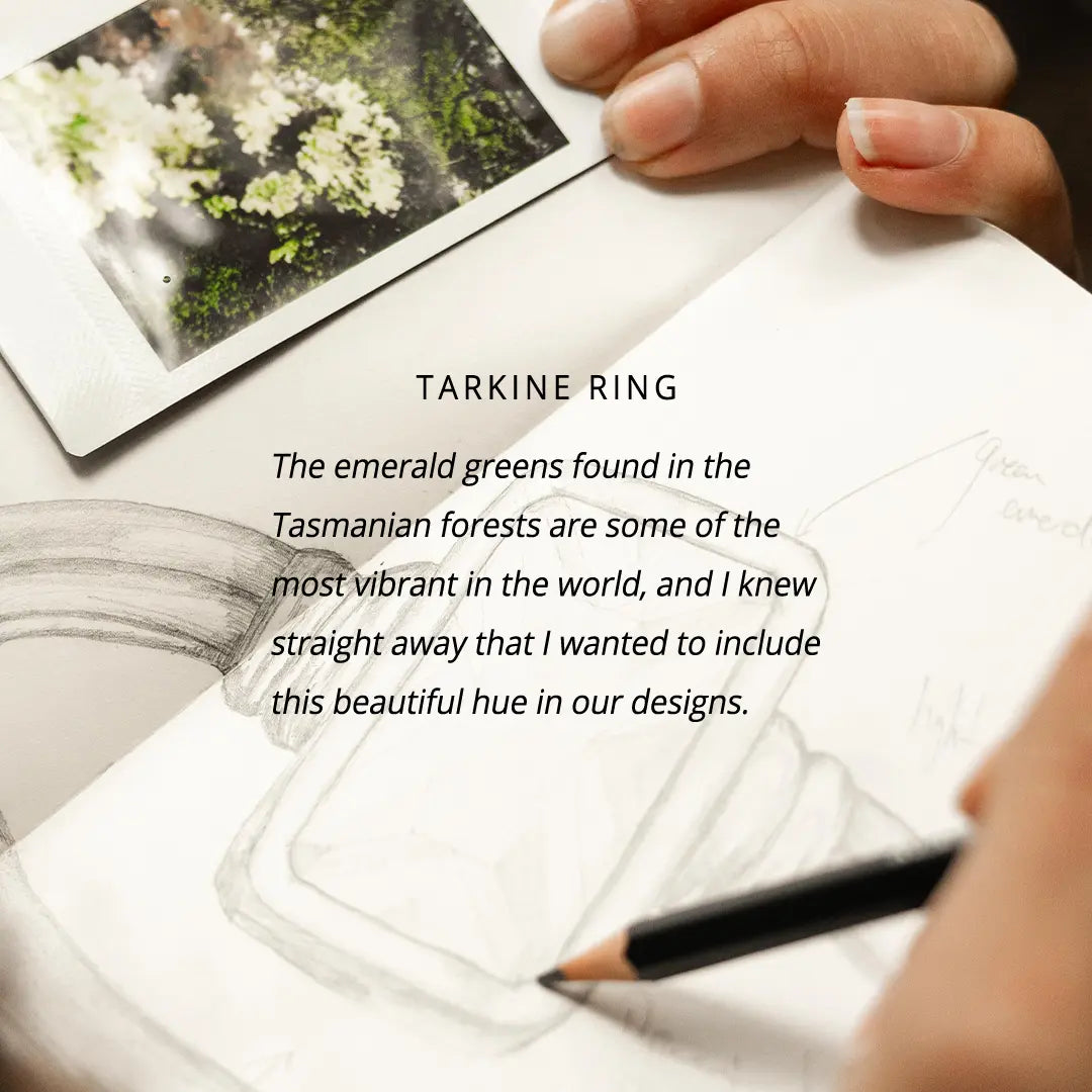 The    Tarkine Ring by  Francesca Jewellery from the Rings Collection.