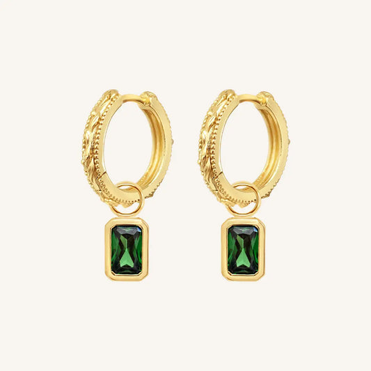 The  GOLD  Tarkine Abundance Hoops by  Francesca Jewellery from the Earrings Collection.