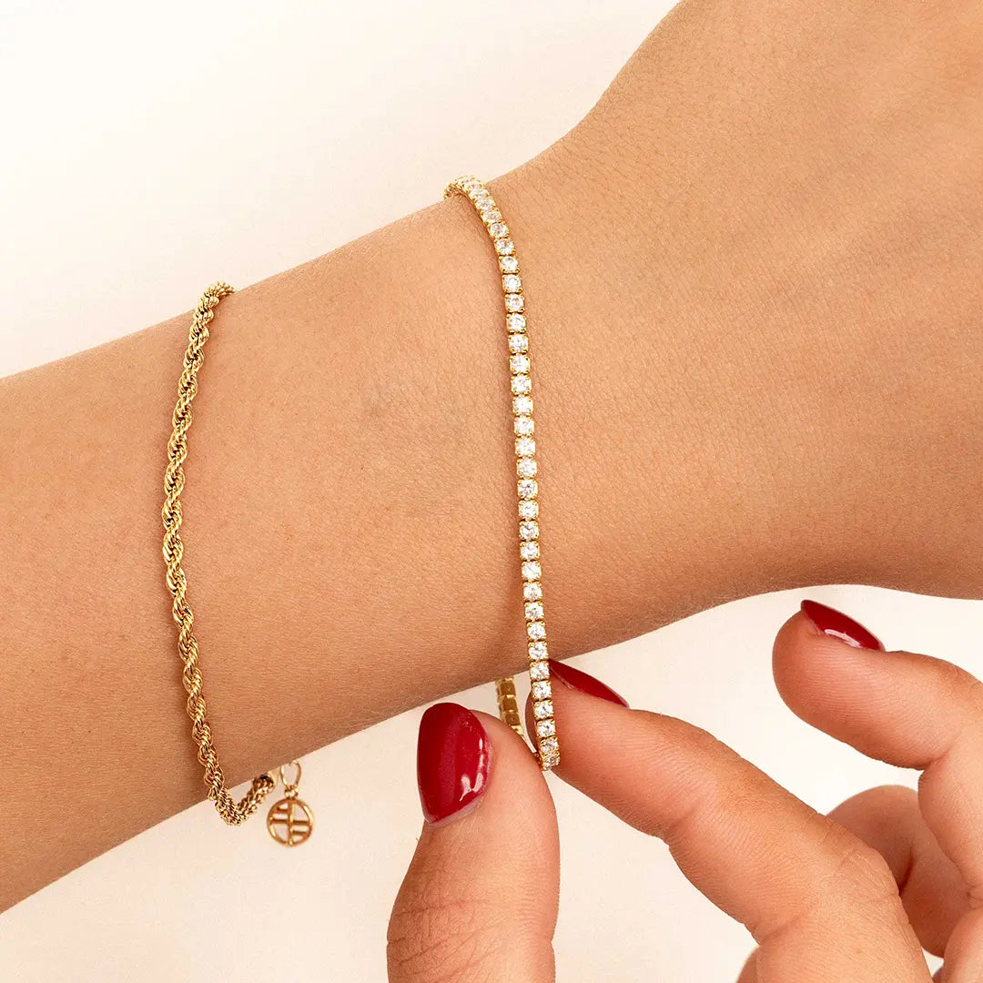 The    Charli Tennis Bracelet by  Francesca Jewellery from the Bracelets Collection.