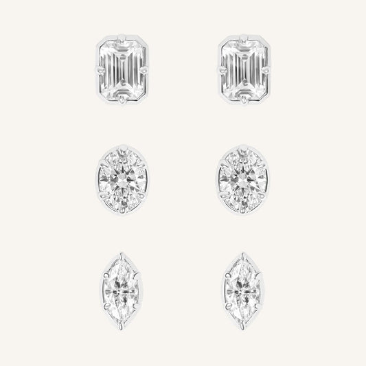 Trove Clear Stud Set
