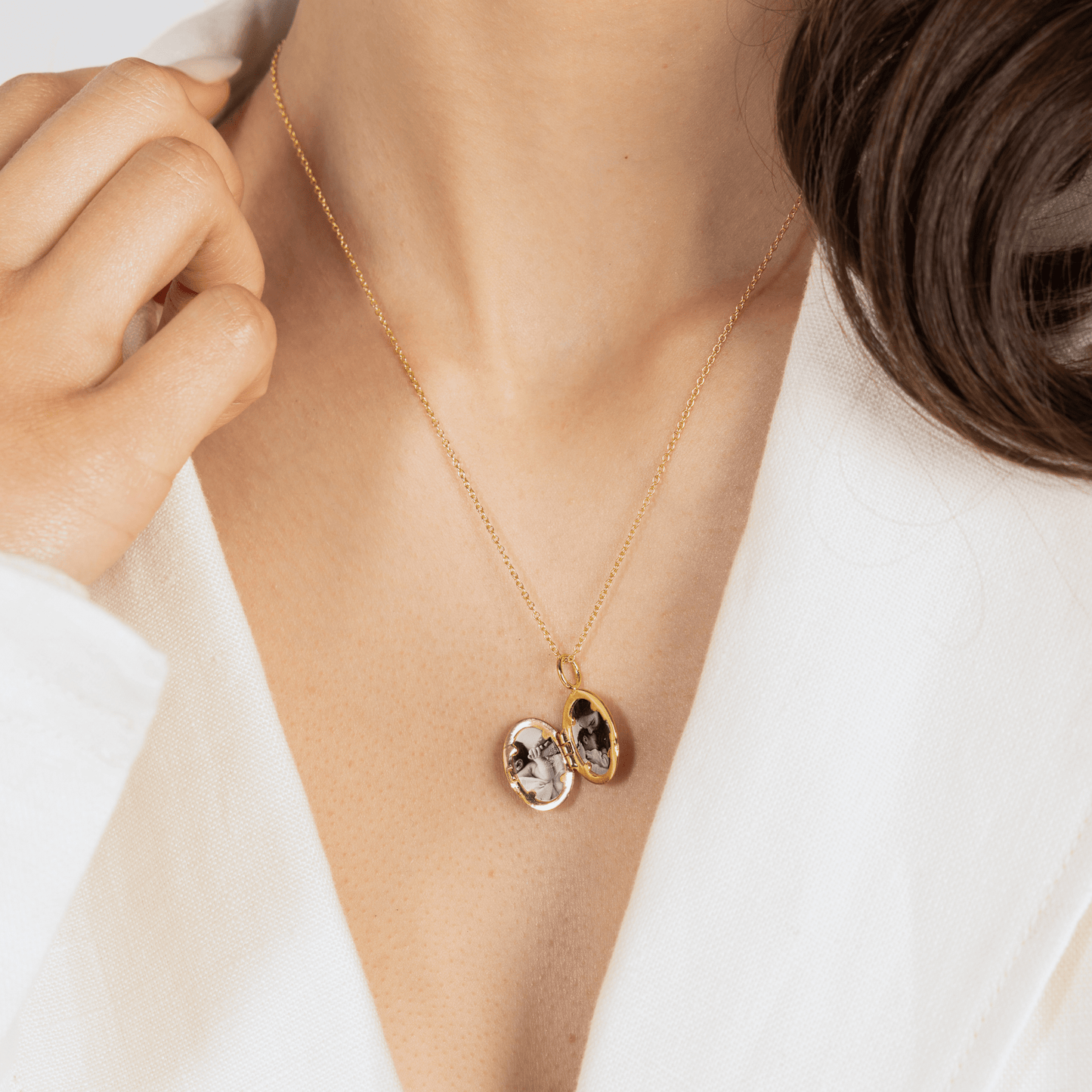 Oval Photo Locket