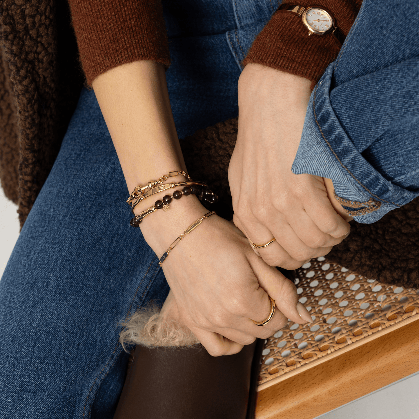 Etch Engravable Chain Bracelet 3 Panels