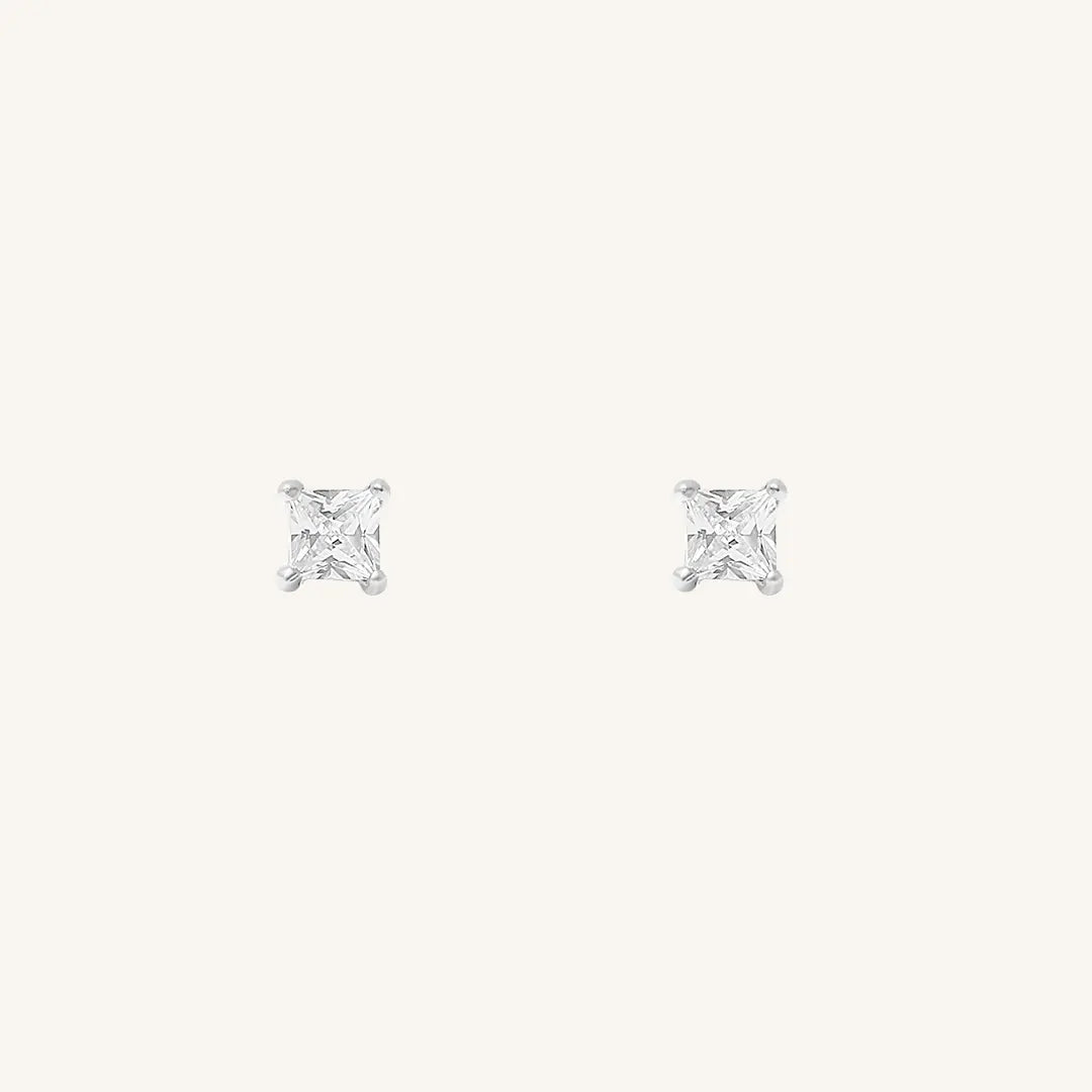 The  SILVER  Vega Studs by  Francesca Jewellery from the Earrings Collection.