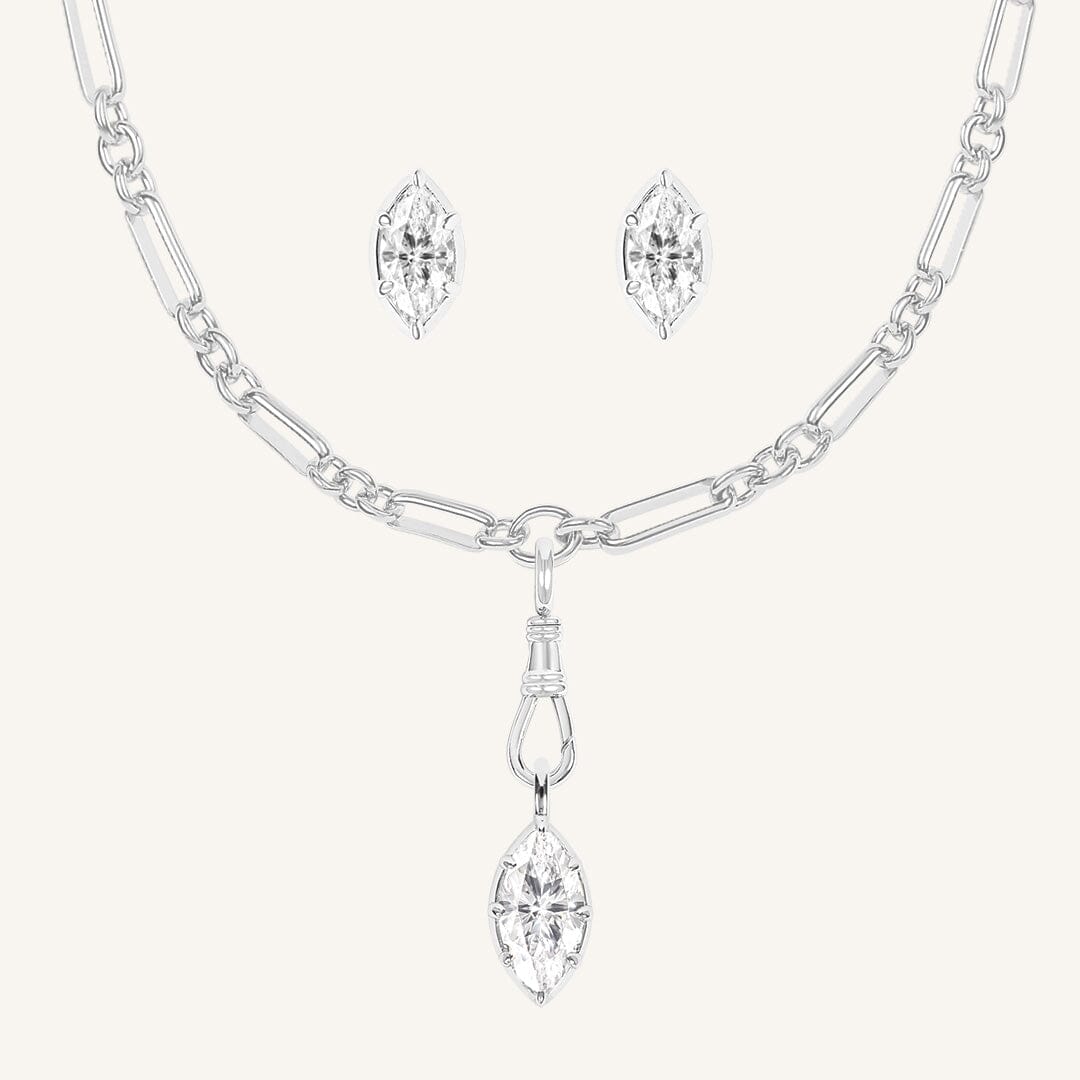 Vera Fob Chain and Studs Set