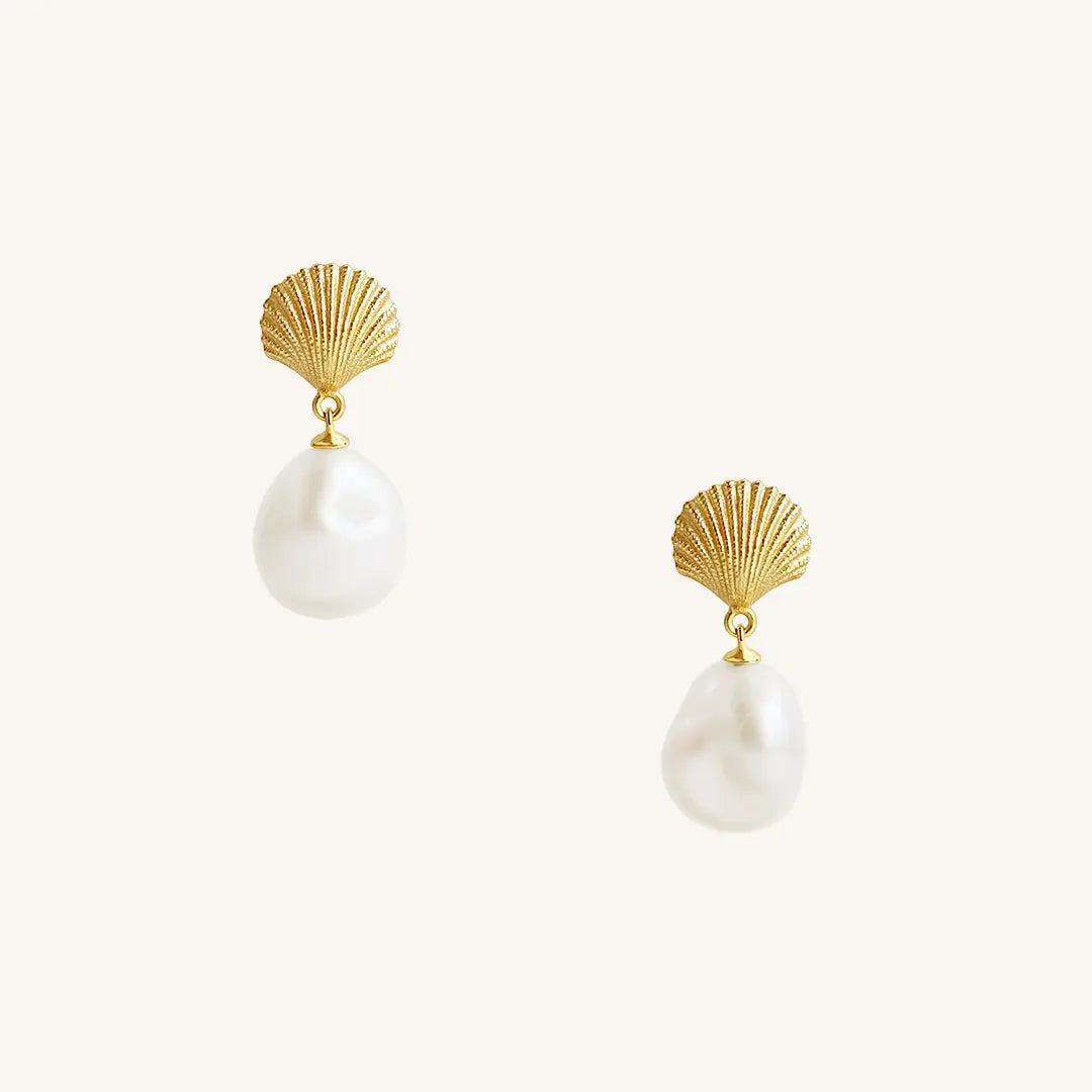 The  GOLD  Voyage Pearl Earrings by  Francesca Jewellery from the Earrings Collection.