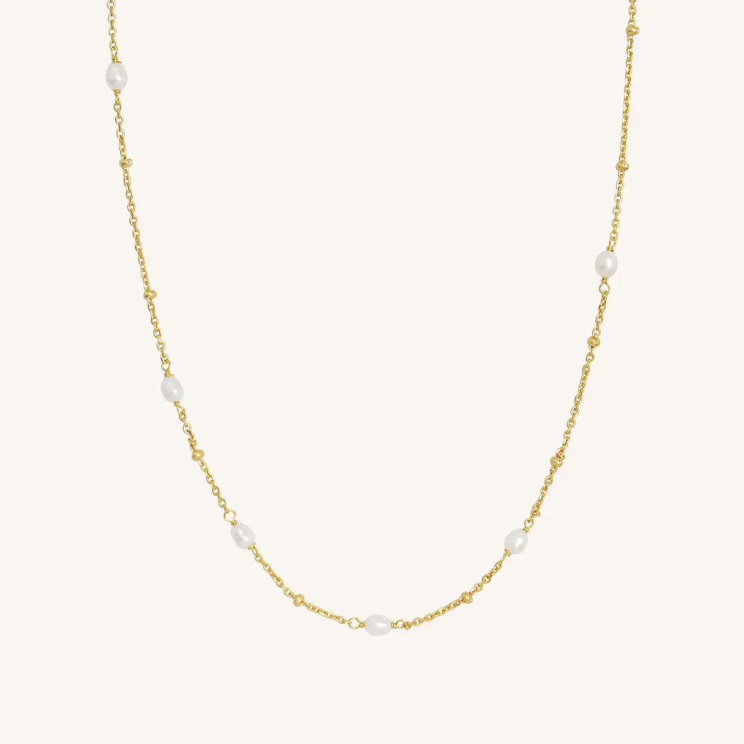 The  GOLD  Voyage Pearl Necklace by  Francesca Jewellery from the Necklaces Collection.