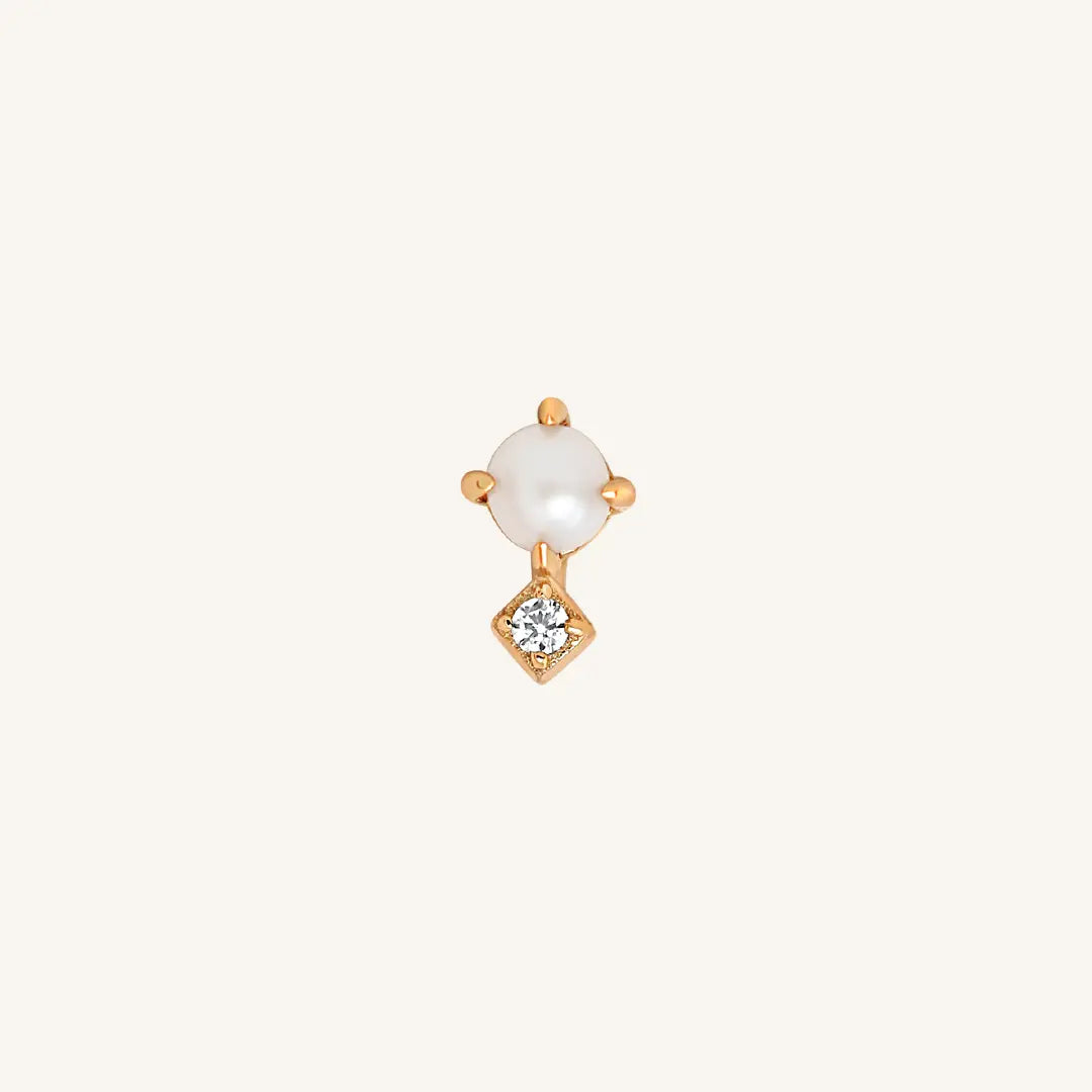 The    Voyage Pearl Studs by  Francesca Jewellery from the Earrings Collection.