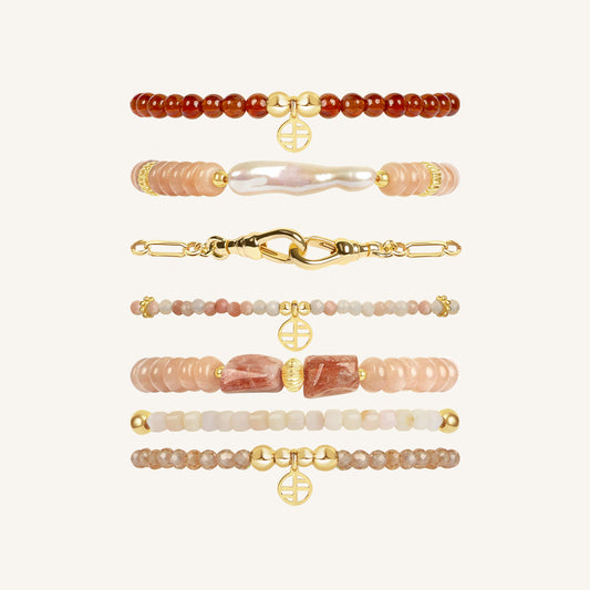 Waratah Bracelet Stack