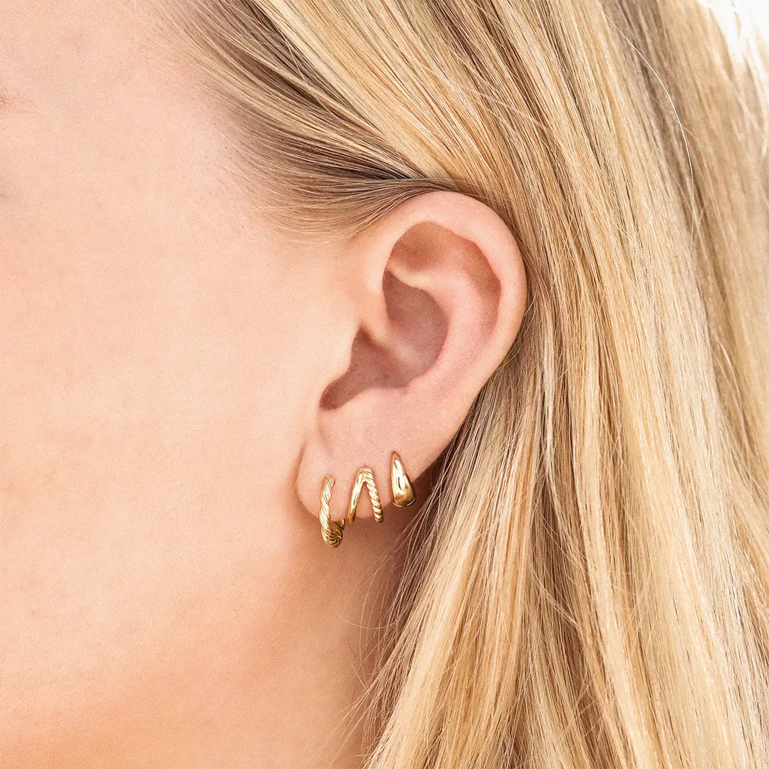 The    Reese Huggies by  Francesca Jewellery from the Earrings Collection.