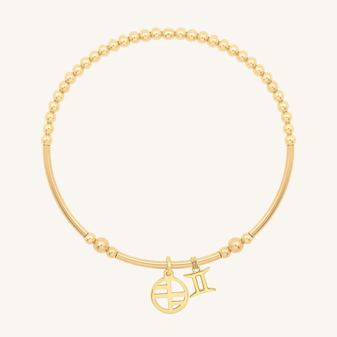 The    Petite Zodiac Charm Gemini by  Francesca Jewellery from the Charms Collection.