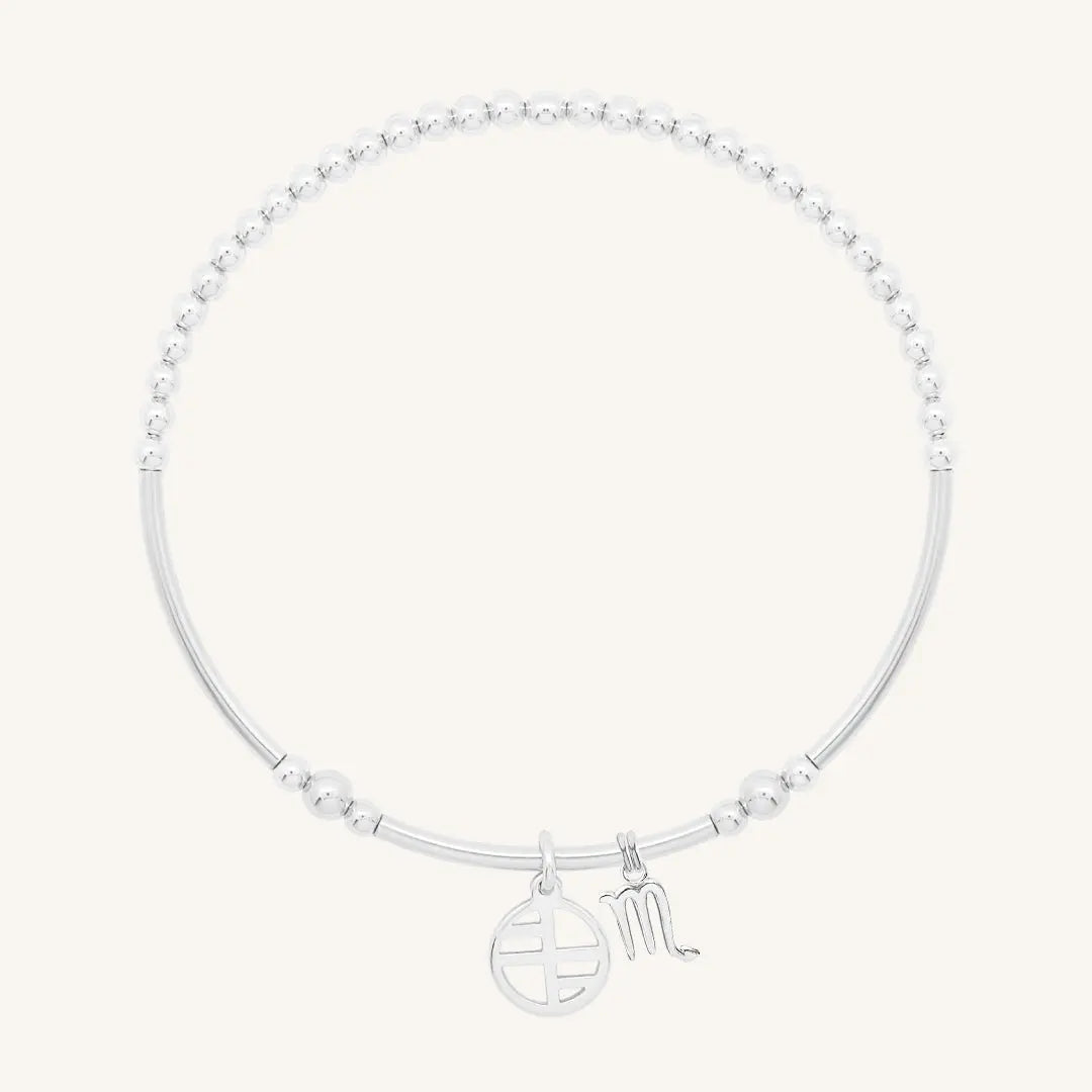 The    Petite Zodiac Charm Scorpio by  Francesca Jewellery from the Charms Collection.