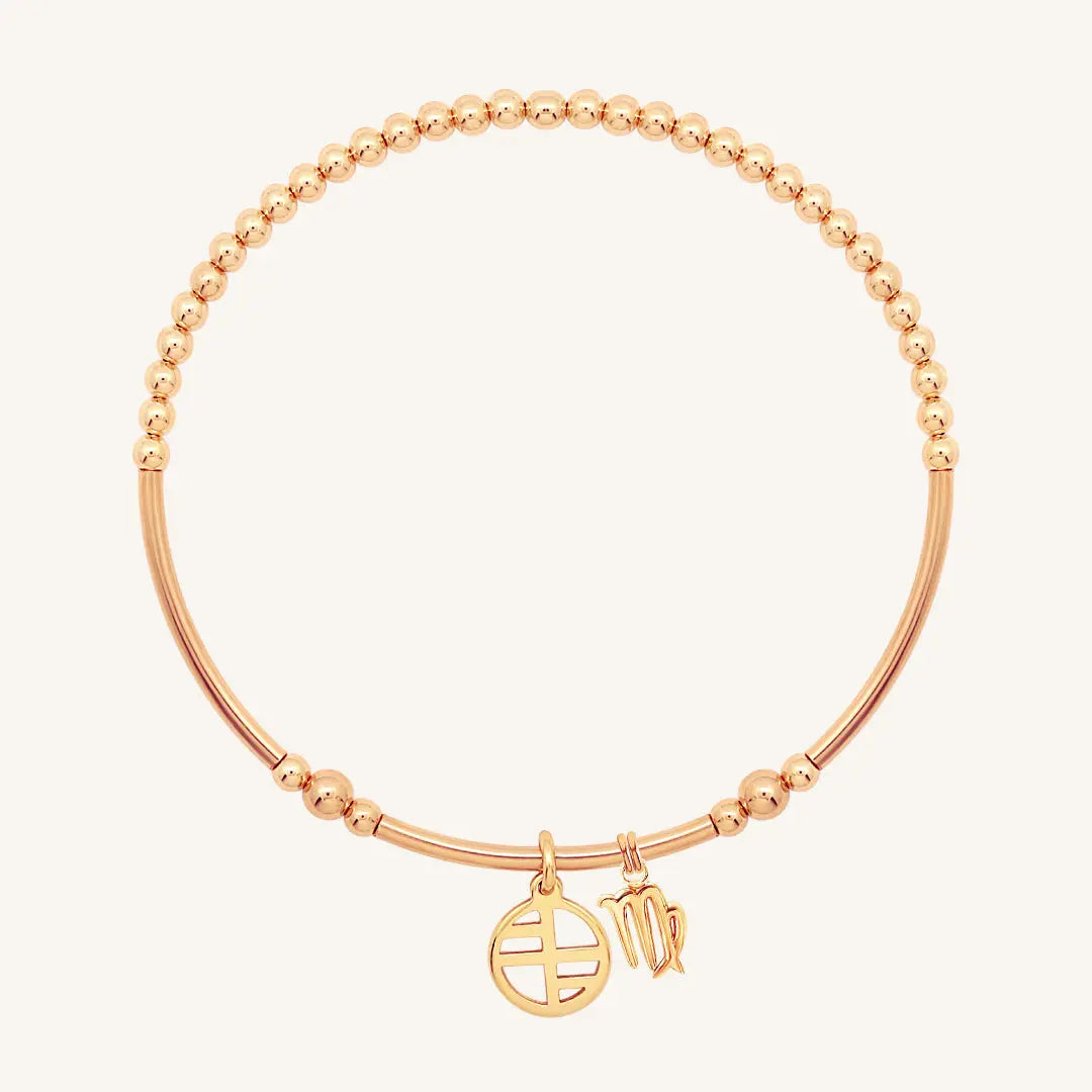 The    Petite Zodiac Charm Virgo by  Francesca Jewellery from the Charms Collection.