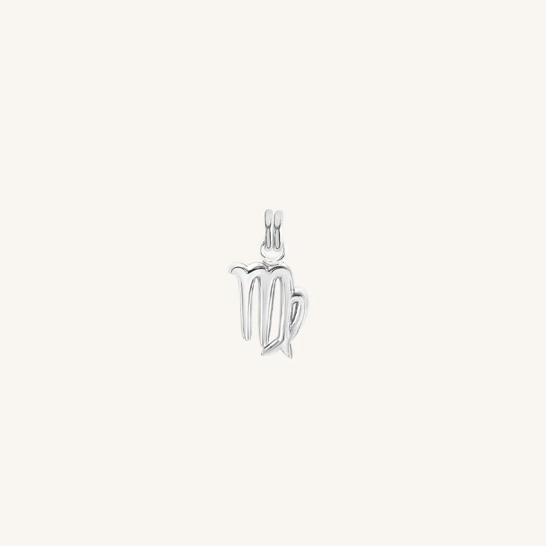 The  SILVER  Petite Zodiac Charm Virgo by  Francesca Jewellery from the Charms Collection.