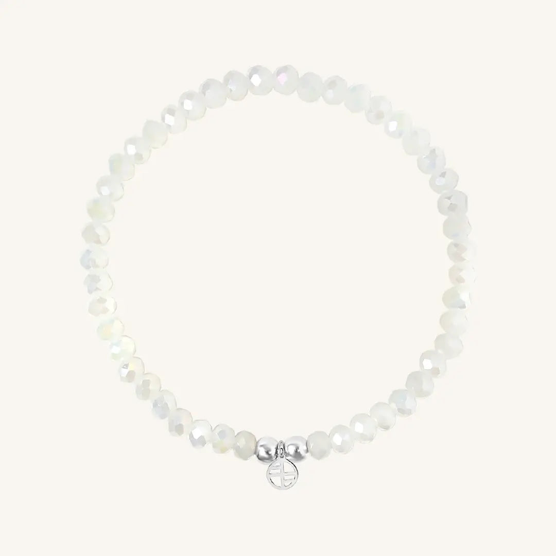The  Cloud-L-SILVER  Dazzle Bracelet by  Francesca Jewellery from the Bracelets Collection.