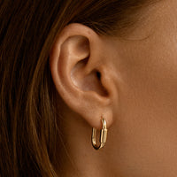 The  SILVER  Camilla Hoops by  Francesca Jewellery from the Earrings Collection.