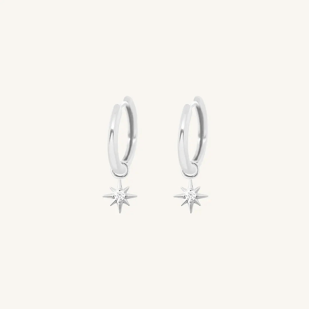 The  SILVER-Ari  Contentment Plain Hoops by  Francesca Jewellery from the Earrings Collection.