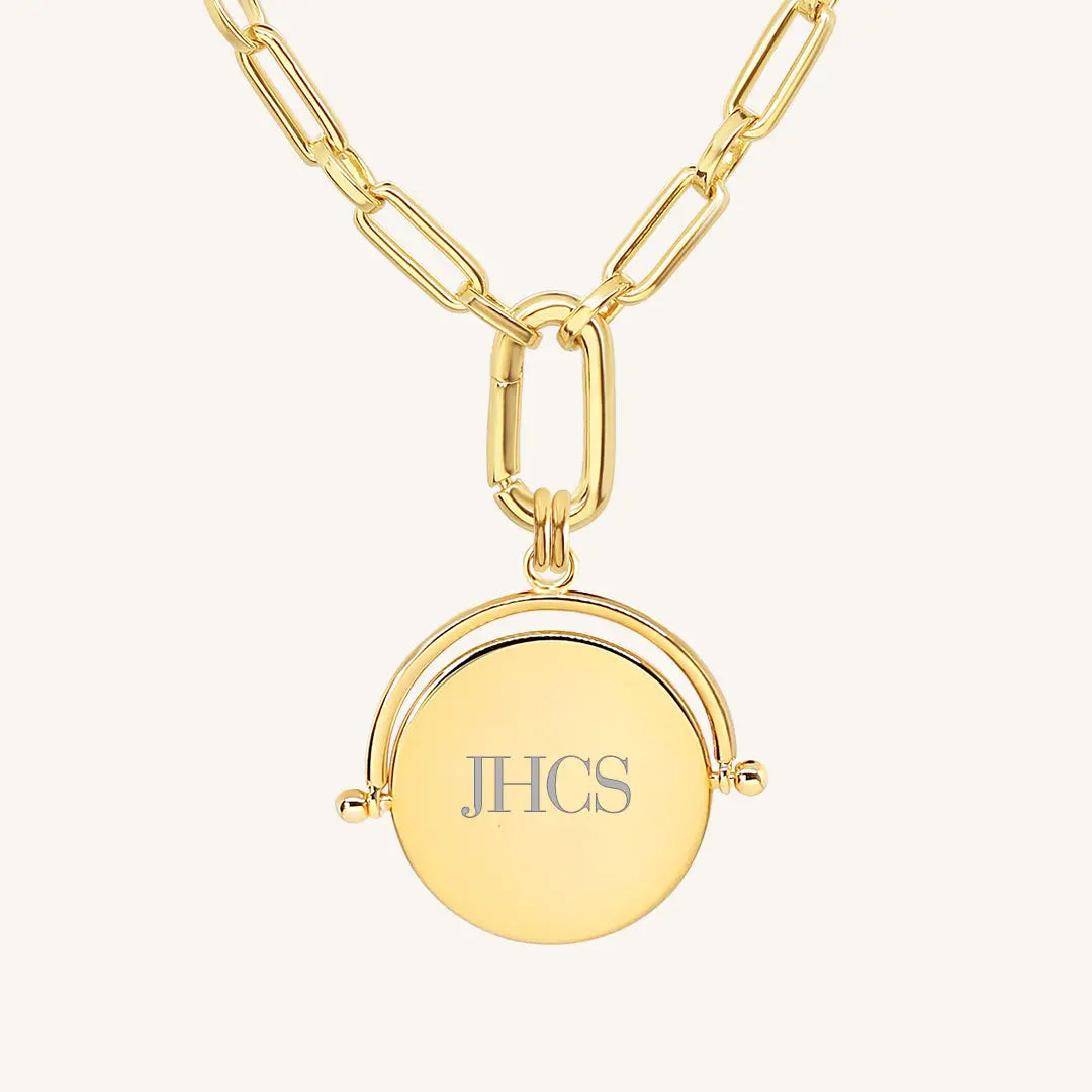 The  Link-GOLD  Illustrate Pendant Necklace by  Francesca Jewellery from the Necklaces Collection.