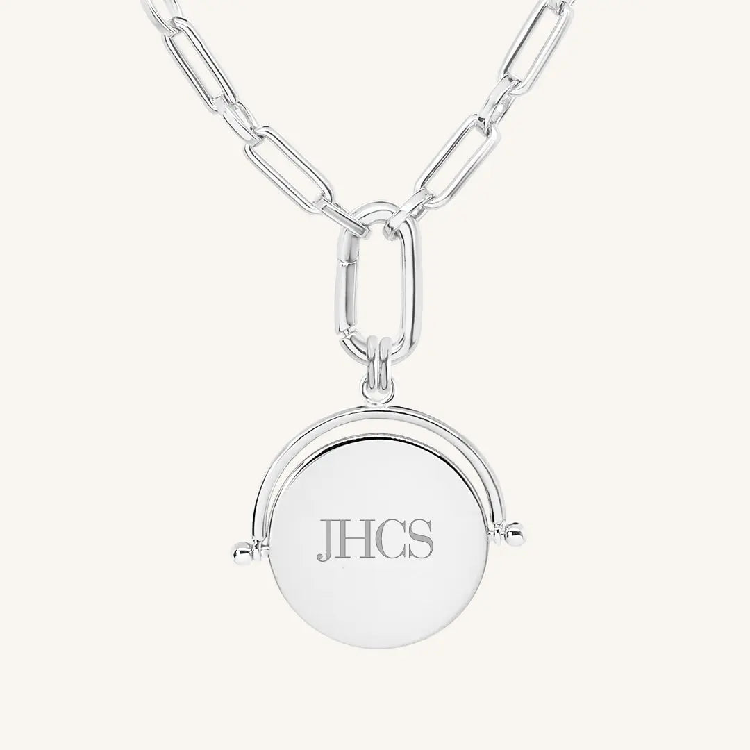 The  Link-SILVER  Illustrate Pendant Necklace by  Francesca Jewellery from the Necklaces Collection.