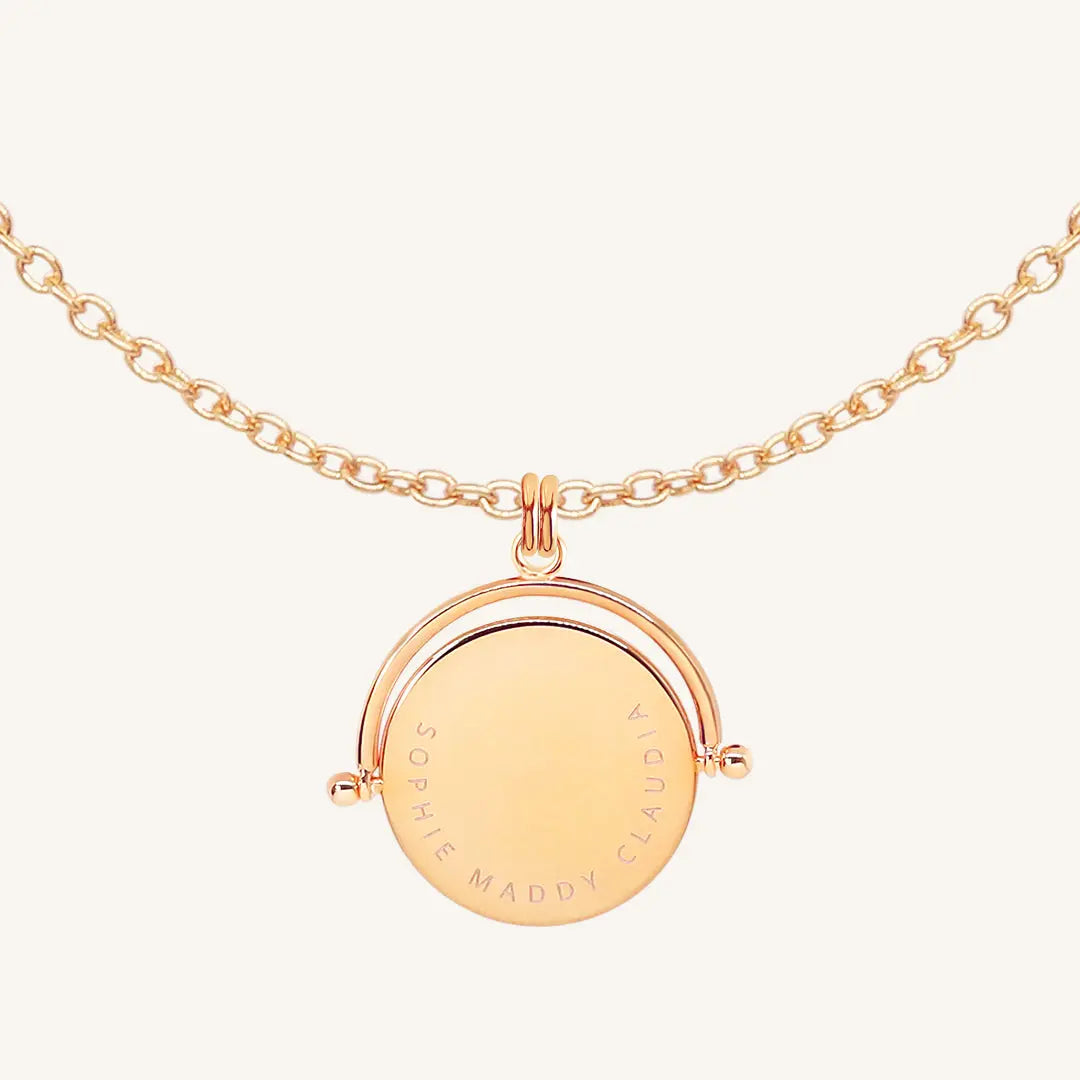 The  Plain-ROSE  Illustrate Pendant Necklace by  Francesca Jewellery from the Necklaces Collection.