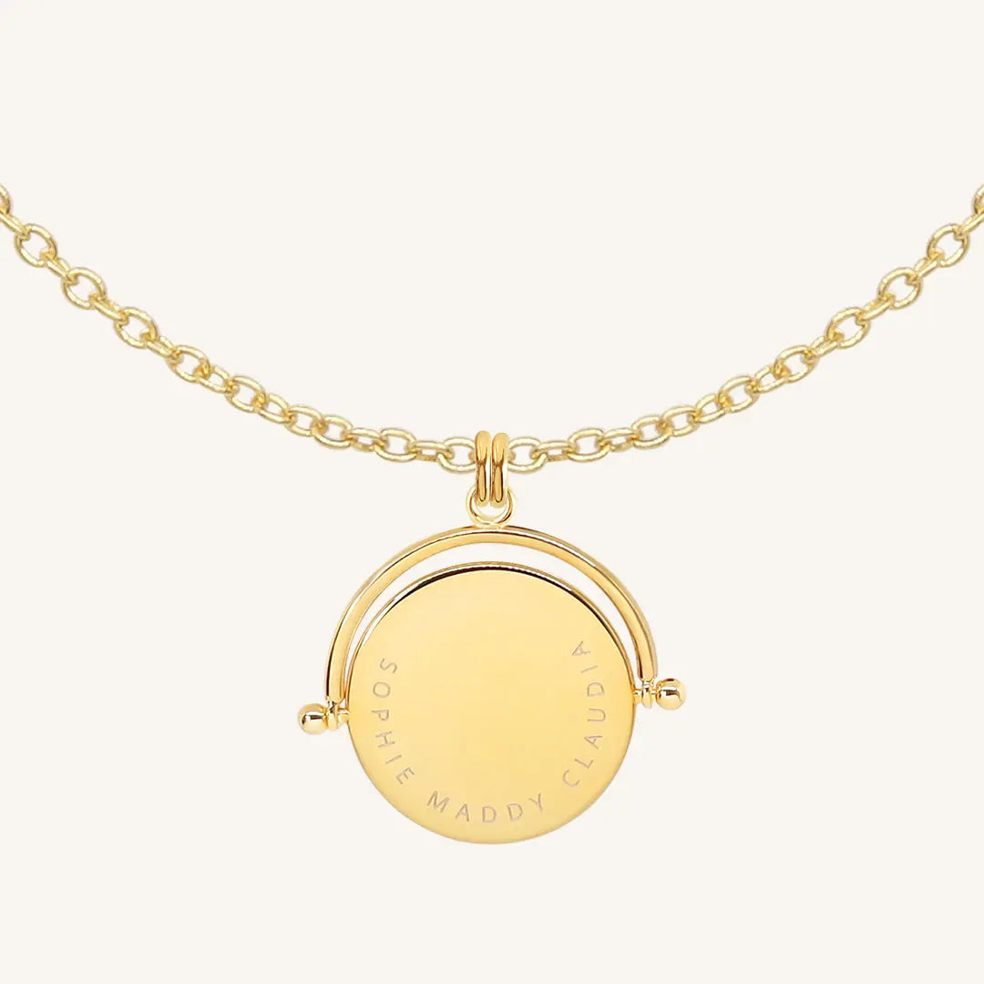 The  Plain-GOLD  Illustrate Pendant Necklace by  Francesca Jewellery from the Necklaces Collection.