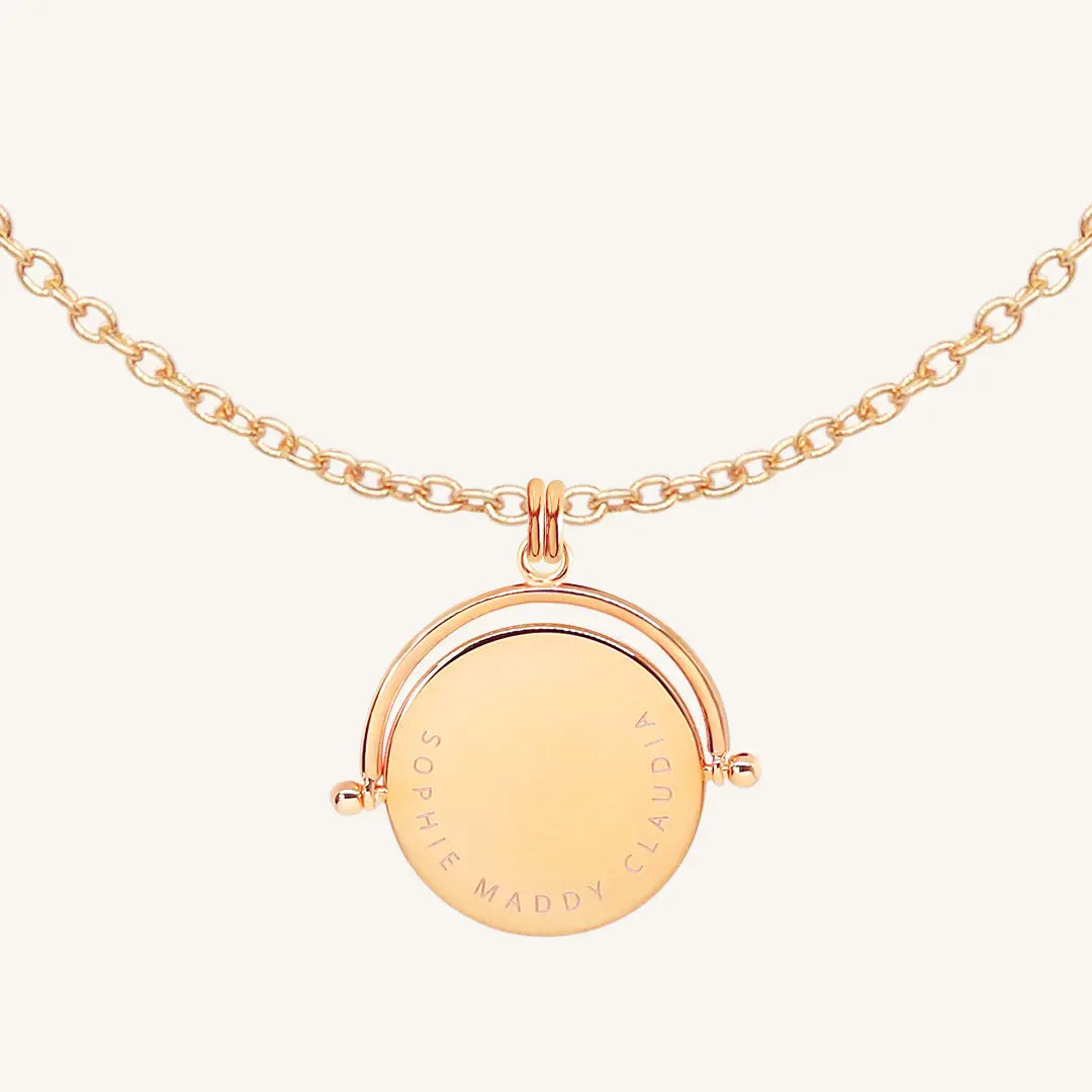 The  Plain-ROSE  Illustrate Pendant Necklace by  Francesca Jewellery from the Necklaces Collection.