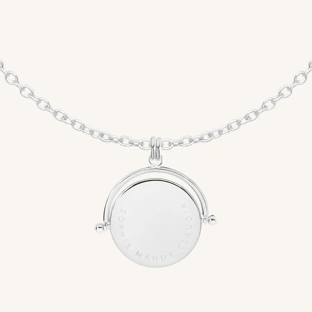 The  Plain-SILVER  Illustrate Pendant Necklace by  Francesca Jewellery from the Necklaces Collection.
