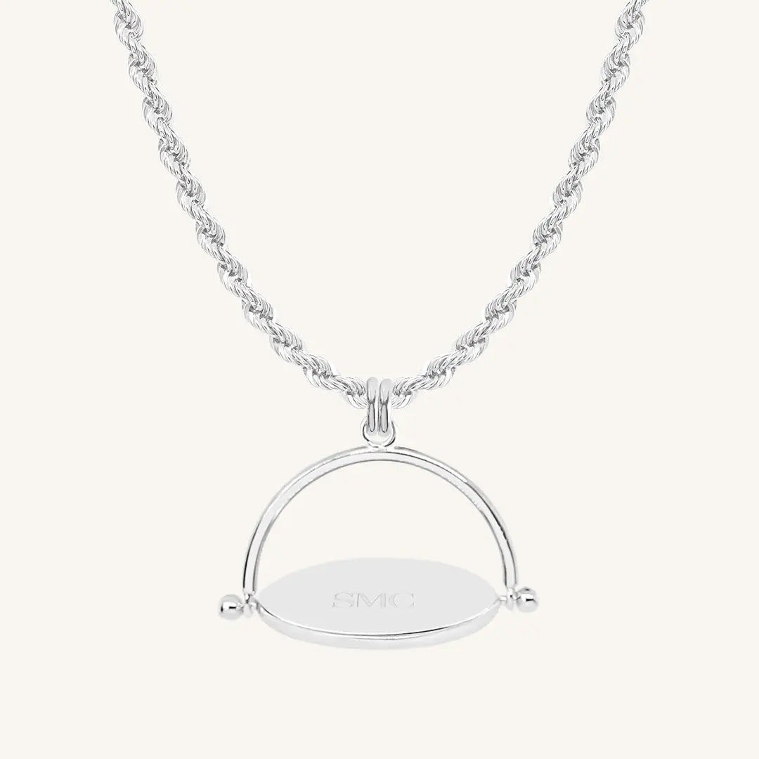 The  Rope-SILVER  Illustrate Pendant Necklace by  Francesca Jewellery from the Necklaces Collection.