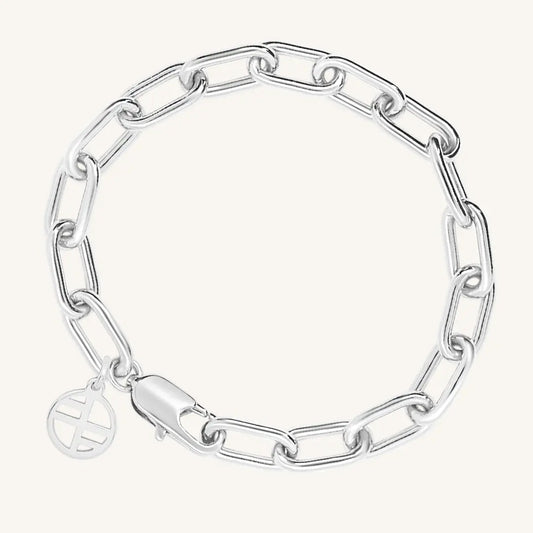 The  SILVER-M-L  Farrah Bracelet by  Francesca Jewellery from the Bracelets Collection.