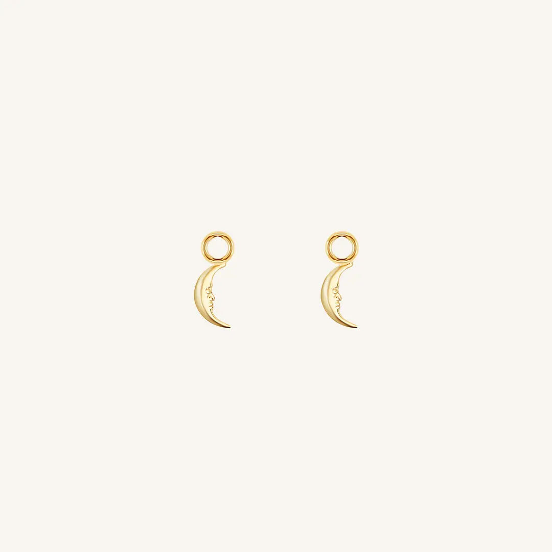 The  GOLD  Patience Hoop Charm - Set of 2 by  Francesca Jewellery from the Charms Collection.
