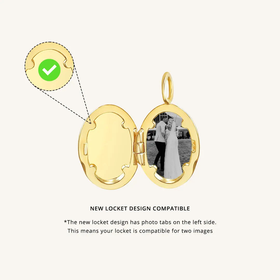 Add an image to your Oval Locket