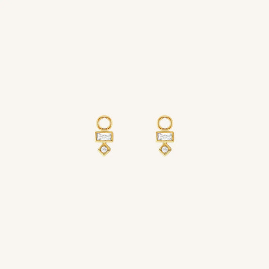 The  GOLD  Resilience Hoop Charm - Set of 2 by  Francesca Jewellery from the Charms Collection.